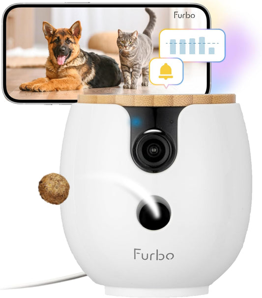 Furbo Mini 360° Pet Camera: Watch & Interact With Your Pet